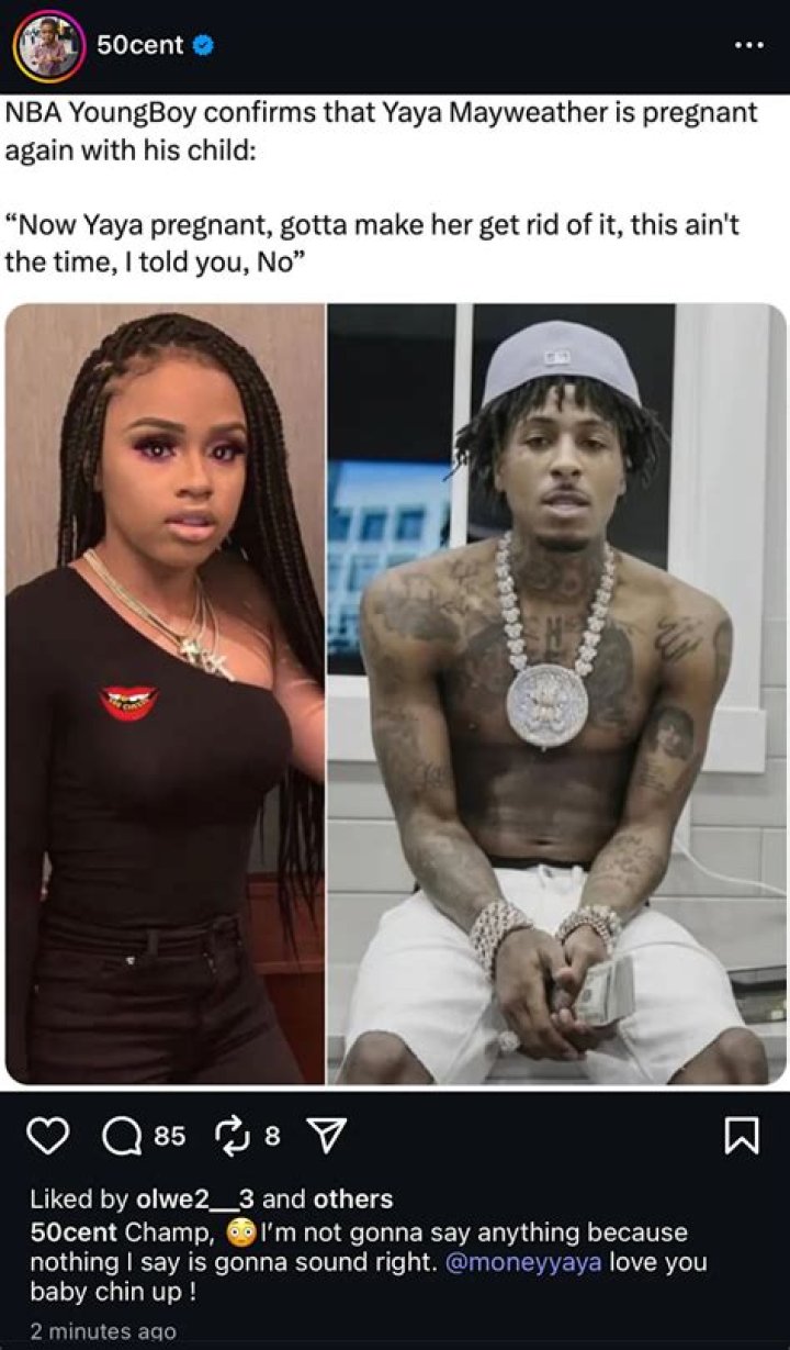 Yaya Mayweather Is Pregnant With NBA Youngboy’s Baby – Floyd Mayweather Confirmed The News