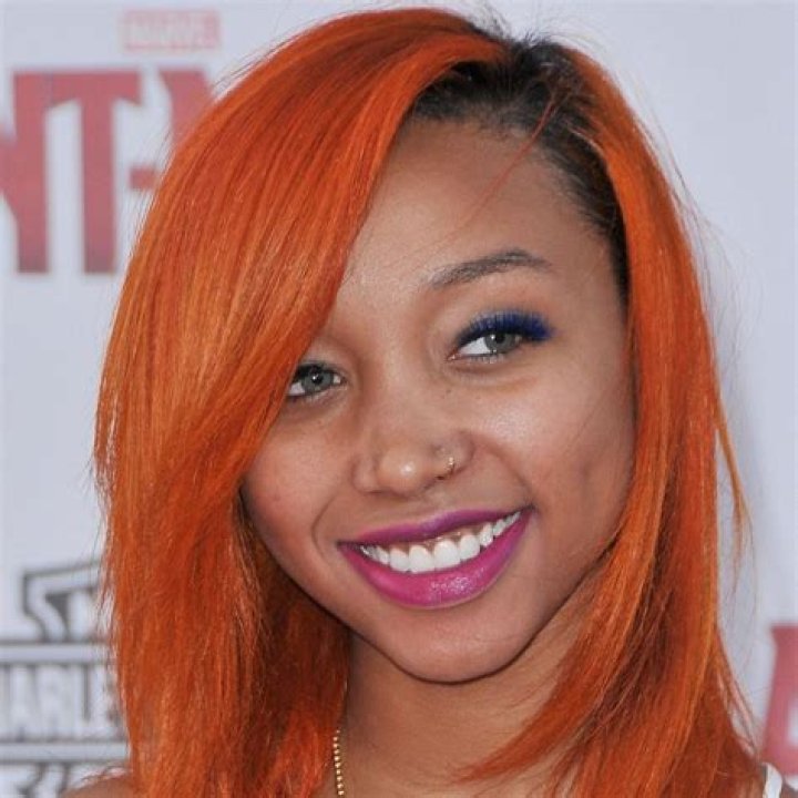 Zonnique Pullins Shows Off Her Orange Hair In A Recent Video